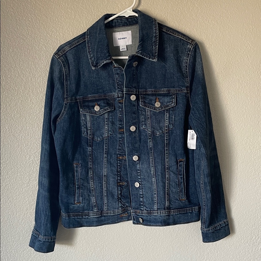 Old Navy Dark Blue Denim Jean Jacket
